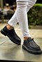 Lace-Up Men's Casual Shoes Black - 4