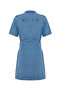 Women's Indigo Double Breasted Tie-Up Mini Jean Dress - 6