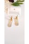 Steel Earrings Filetatach Deteayli Woman Steel 316L Trend Stainless Steel Earrings Color Guaranteed Cartilage - 3