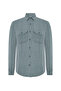 Regular Fit Double Pocket Long Sleeve Shirt