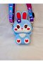 Rabbit Figured Silicone Bag with Adjustable Strap