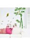ملصق حائط شجرة الخيزران DIY باللون الأخضر 90x60 سم