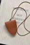 Brown Color Leather Glasses Holder with Hanging Neck - 2