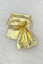Gold Lame Henna Cookie Engagement Gift Pouch 50 Pieces Size 9X12Cm, Wedding Wedding Bride Birth Mevlüt Circumcision - 2