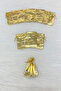 Gold Lame Henna Cookie Engagement Gift Pouch 50 Pieces Size 9X12Cm, Wedding Wedding Bride Birth Mevlüt Circumcision - 3