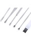 Buffer ®   6 Pieces Stainless Steel Ear Wax Collector Remover Cleaner Care Stick Set - 8