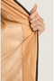 Hooded Quilted Puffer Vest 7003-02 Camel - 5