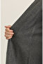 Belted winter coat 612970-02 gray - 5