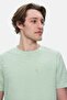 Caleb Smoke Green Crew Neck Pocketed 100% Cotton Standard Fit Men's Tshirt - 2