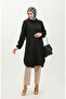 Jale Large Size Tunic 2035-01 Black - 2