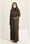 Practical prayer dress large size with bag 1975-06 khaki