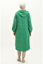 Tweed Hooded cap 0256-04 green - 5