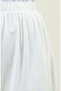 Shile Fabric Wide-Leg Trousers 0021-06 Cream - 4