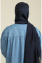 Madame Mary Aerobin Shawl 19078-02 Navy Blue - 4