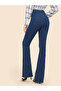 Spanish Navy Blue Relaxed Fit Women's Jean Trousers - 3