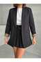 İç Astarlı Leopar Blazer Ceket