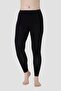 Women's Cotton Lycra Long Tights Black 2 Pack - 4