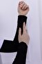 Lycra Combed Cotton Sleeves Black - Practical Women's Hijab Plain Prayer Sleeves 1 Pair 40cm Viscose Hijab - 2