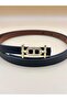 Thin Gold Buckle Women's Belt Trouser Belt Dress Belt Shirt Belt Pull Belt - 2