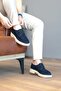 Lfr-F046 Suet Roller Shoes Navy Blue - 3