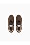 Men's 100% Cowhide Logo Printed Suede Detailed Brown Sneaker X4X636 Xr329-U570 - 3