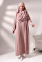 One-Piece Prayer Dress - Prayer Mat - Prayer Beads - Worship Set, Rose Pink - 6