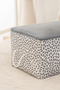 Set of 2 Medium Size Gray Home Sweet Home under Base Sofa Bed Type Sweater Pike Organizer Blanket Pouch - 4