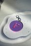 Letter Bag Charm Keychain Accessory