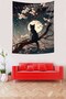 Cat on the Tree Stain Resistant Fabric Wall Cover Wall Carpet Tapestry - 2