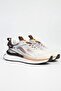 Imported Comfort Sole Lace-Up Men's Sports Sneaker Shoes White Brown