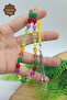 Bonibon Barley Cut Silver Tasseled Airplane Glass Rosary 201024027 - 2
