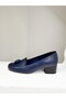 Ddza61313313 Tassel Detail Genuine Leather Cut Toe 4cm Short Thick Heel Orthopedic Shoes Women - 4