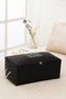 Set of 2 Medium Size Black under Base Sofa Bed Type Sweater Pique Organizer Blanket Pouch 52X28X21 - 5