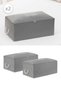 Set of 2 Medium Size Gray under Base Sofa Bed Type Sweater Pike Organizer Blanket Pouch 52X28X21