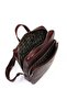 Medium Size Brown Leather Backpack 906 61 - 4
