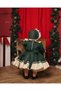 Green Latte Vintage Baby Girl Dress, Custom Made Girls' Dress, Birthday Dress, Photo - 4