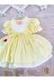 Yellow Balloon Vintage Baby Girl Dress, Custom Made Girls' Dress, Birthday Dress, Photo - 2