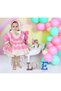 Pink Vintage Baby Girl Dress, photo shoot dress, Baby Girl Gift, suitable for ages 0-12 - 2