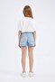 Light Blue Girl's Shorts B5037A8/Nm39 - 5