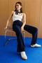 Women's Oversize Palazzo Trousers Pantolon-001 - 5