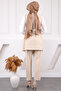 Cream Shirt Vest Pants Triple Combination Set - 3
