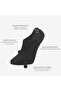 3 Pack Premium Invisible Seamless Short Booties Socks - 2