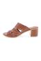 2126-1 Women's Laser Printed Heeled Slippers - 3