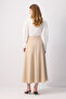 Fluffy Crepe Skirt - 4