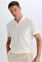 White Men's T-Shirt B6536Ax/Wt32 - 2