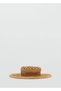 Natural Fiber Hat with Openwork Details
