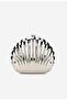 Metallic Seashell Bag Silver - 2