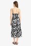 100% Cotton Floral Linen Look Strappy Midi Summer Dress F0595Ax25Sm - 4