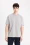 Gray Men's T-Shirt C5277Ax/Gr367 - 4