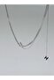 1. Grade Quality 316L Surgical Steel Short Necklace for Women, with Letter H, with Back Chain, Binary Model No 39